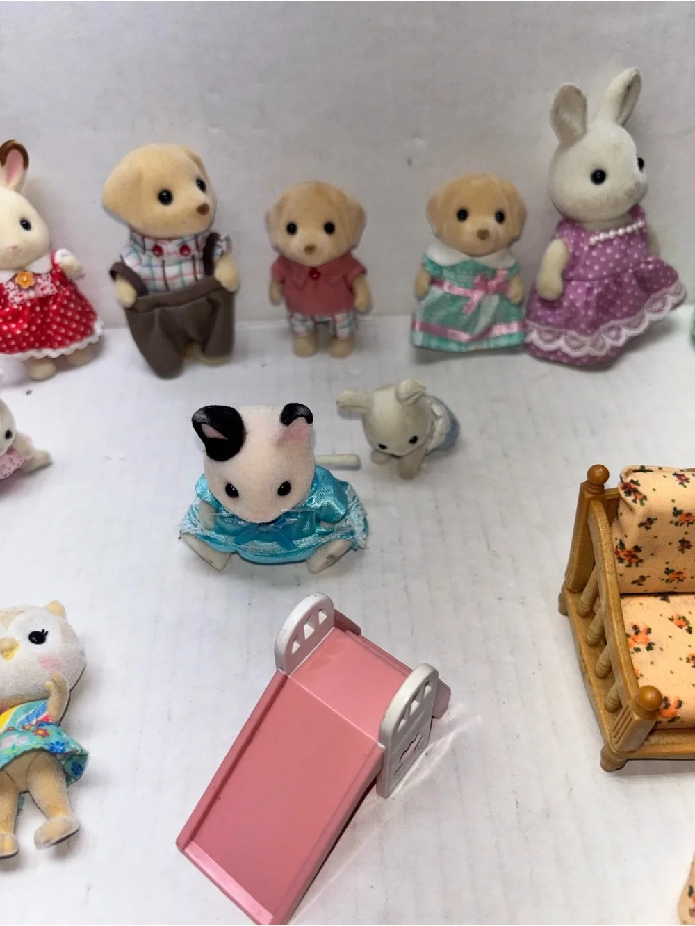 Calico critters figures and accessories lot